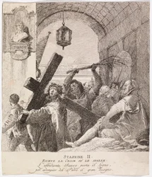 Via crucis - stanice II. Ježíš bere svůj kříž