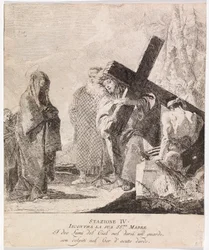 Via crucis - stanice IV. Ježíš se setkává se svou matkou