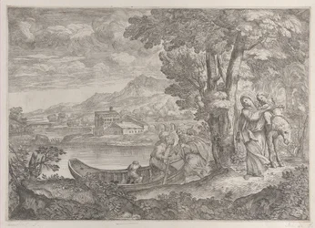 Krajina s útěkem do Egypta, 1626-80.
