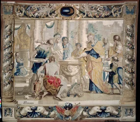 Dido se obětuje Juno, bohyni manželství, 1679.