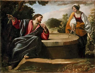 Kristus a žena Samaří, konec 1620