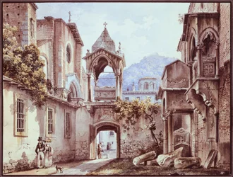 Nádvoří San Giorgetto ve Veroně, Giovanni Migliara (1785-1837)