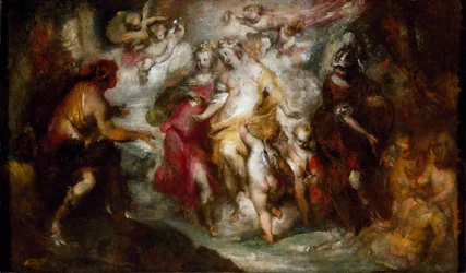 Rozsudek z Paříže. 17. století (malba)