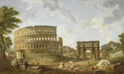 Pohled na Koloseum, 1747