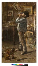 Jsem také malíř aneb Diletant aneb The painters studio, 1885