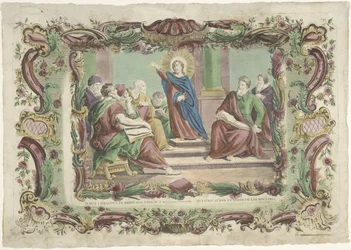 Kristus mezi zákoníky v chrámu Jesus Christ in medio doctorum / Nuestro señor en medio de los doctor (název na předmětu)