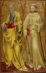 Svatí Matouš a František, ca. 1435.
