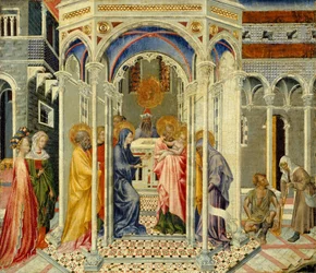 Představení Krista v chrámu, ca. 1435.