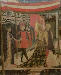 The Adimari Cassone, cca 1450 (tempera na panelu)