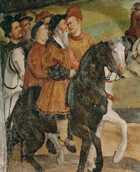 Návštěva dánského krále Kristiána v Malpagě v roce 1474 (freska)