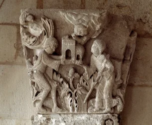 Prezentace modelu kostela (vyřezávaná hlavice)