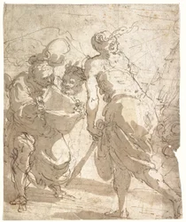 Judith s hlavou Holoferna