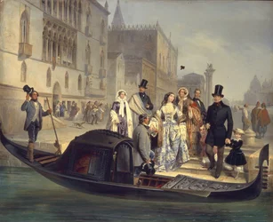 Tolstoy Family v Benátkách, 1855