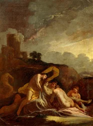 Adonisova smrt, Giulio Carpioni (1613-1678).