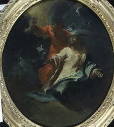 Kristus na Olivové hoře, kolem roku 1730 (olej na plátně)