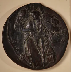 Zvěstování (bronz)