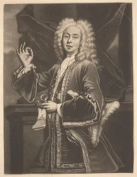 Colley Cibber, cca 1700-1725 (rytina)