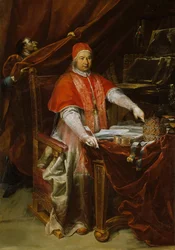 Portrét papeže Benedikta XIV. 1675-1758, 1740.