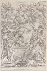 Deska 3: Nanebevzetí Panny Marie, 1678.