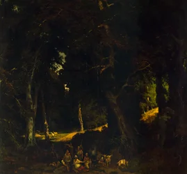 Gypsy Encamp, Giuseppe Palizzi