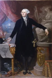Portrét George Washingtona.