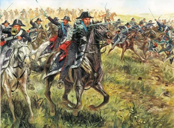 První válka za nezávislost: velení karabiníků Armee Karla Alberta Sardinského (Carlo Alberto di Sardegna)