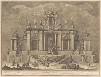 Prima Macchina pro Čínu z roku 1774: Herkules a drak v zahradě Hesperidek