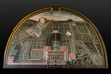 Palác Pitti, zahrady Buboli a pevnost Belvedere ve Florencii