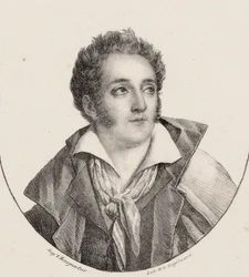 Portrét skladatele Françoise Charlese Mansui 1785-1847.