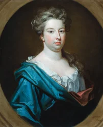 Portrét Grace Strodeové, pozdější ctihodné paní Henry Thynneové (olej na plátně)