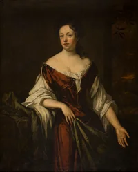 Portrét dámy, cca 1666-1723 (olej na plátně)