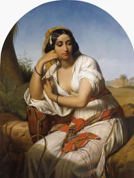 Beduínská žena, 1848
