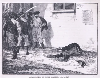 Zavraždění hraběte Lamberga, 1849