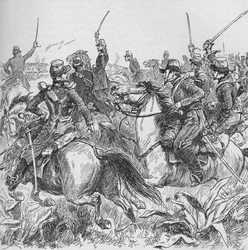 Zajato odvážným tahem Abd-El-Kadrs Smalah, 1902