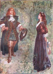"Nyní jsem podle vašich představ bratrancem?", od Lorna Doone pub.by W & R Chambers Ltd, 1921