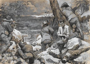 „Búrský útok na Caesarův tábor: Horký kout s puškami na hranicích, 1900“?