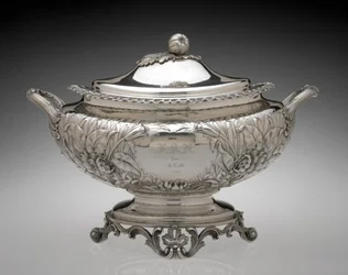 Soup Tureen, od Gorham Manufacturing Company, kolem roku 1858 (stříbrná)