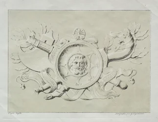 Sbírka litografických esejů: Trofej, c. 1816.