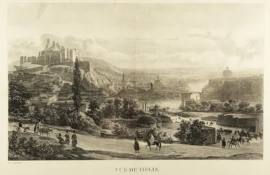 Pohled na Tiflis, 1830
