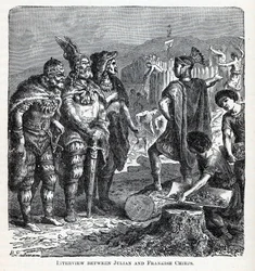 Rozhovor mezi Julianem a Frankish Chiefs, 1882