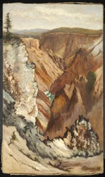 Pohled na Yosemitské údolí, 1886
