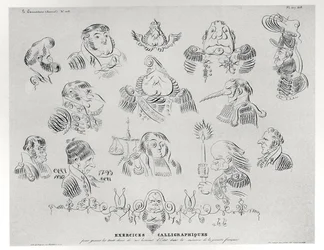 Kaligrafická cvičení, 1832