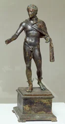 Hermes, nalezený během podvodních vykopávek v Mahdia, cca 100 př.nl (bronz)