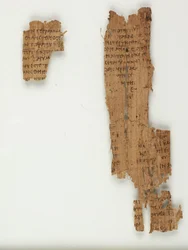 MS Gen 102613 Papyrus 22 z Janova evangelia (inkoust na papyru)