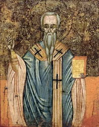 Svatý Cyril Alexandrijský (asi 376-444), ikona