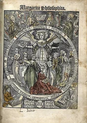 Margarita Philosophica. Titulní strana, 1504
