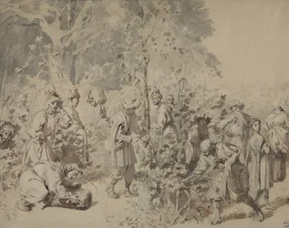 Sklizeň hroznů, mezi 1840 a 1847