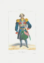 Prince of Megrelia z: Scény, krajiny, zvyky a kostýmy Kavkazu, 1840