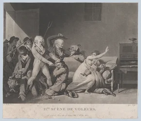 Druhá scéna zlodějů, ca. 1805.