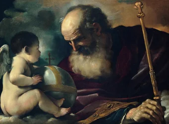 Bůh Otec a anděl, 1620